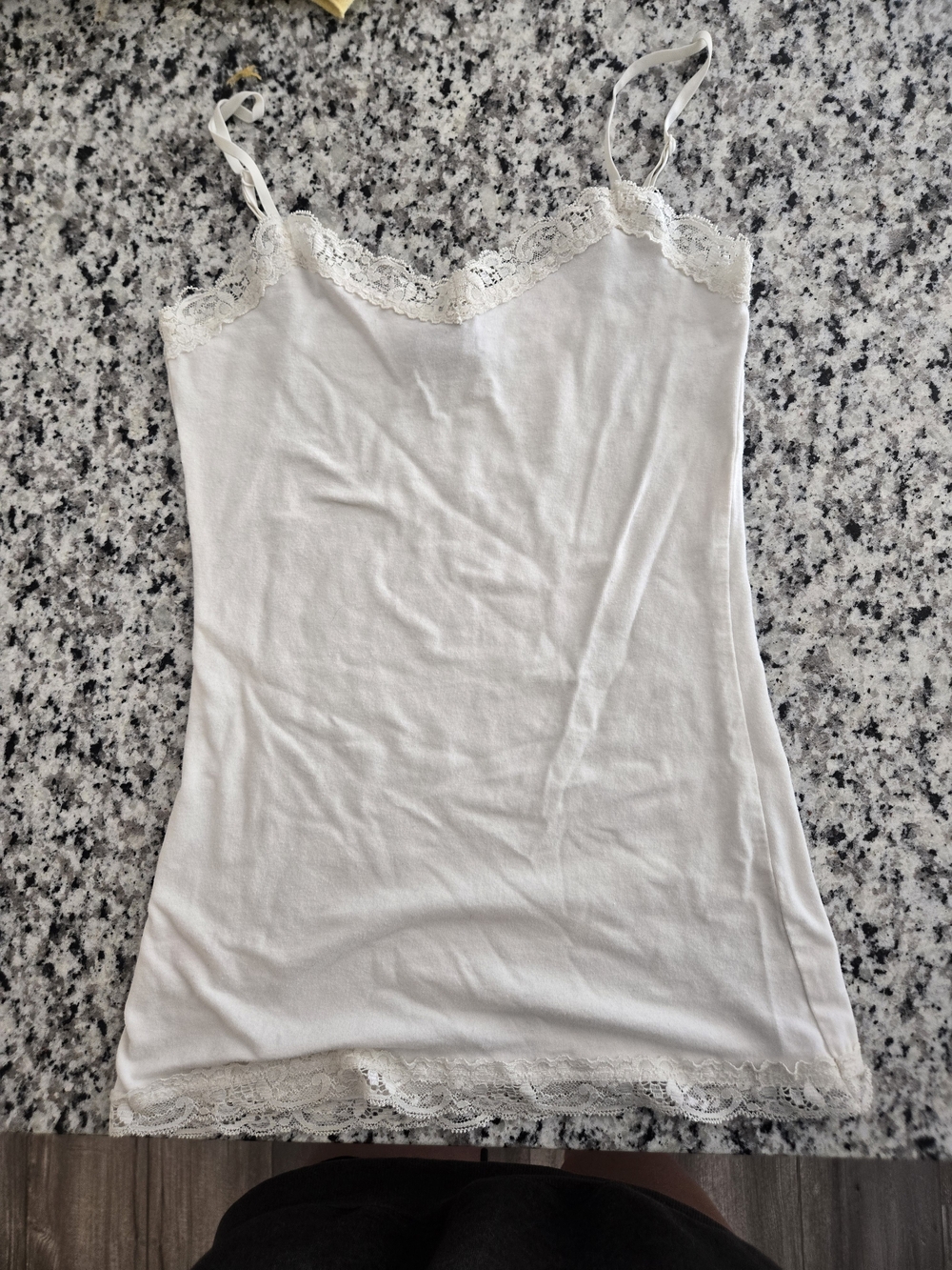 Rue21 White Lace Trim Camisole